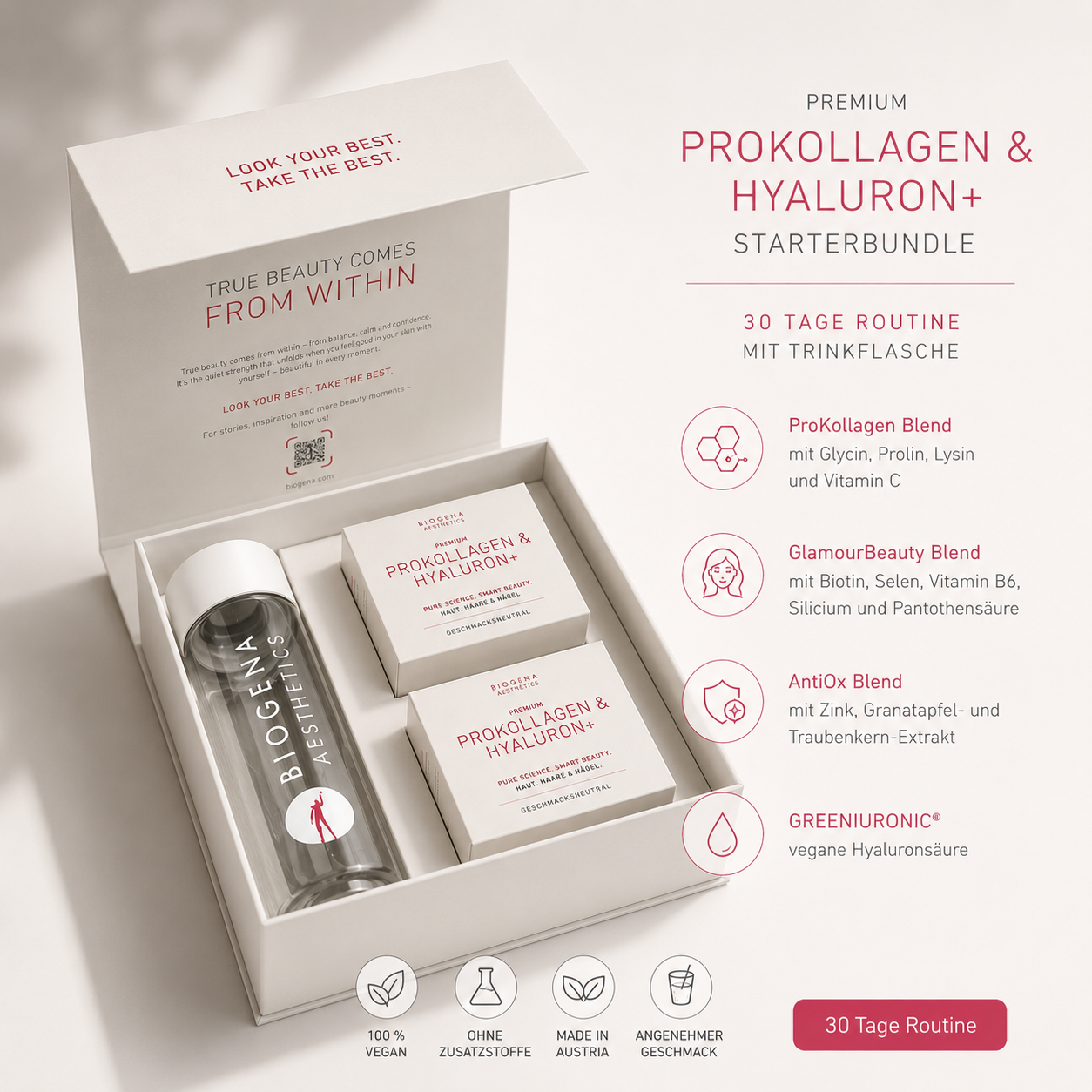 BIOGENA AESTHETICS ProKollagen & Hyaluron+ Neutral Starterbundle