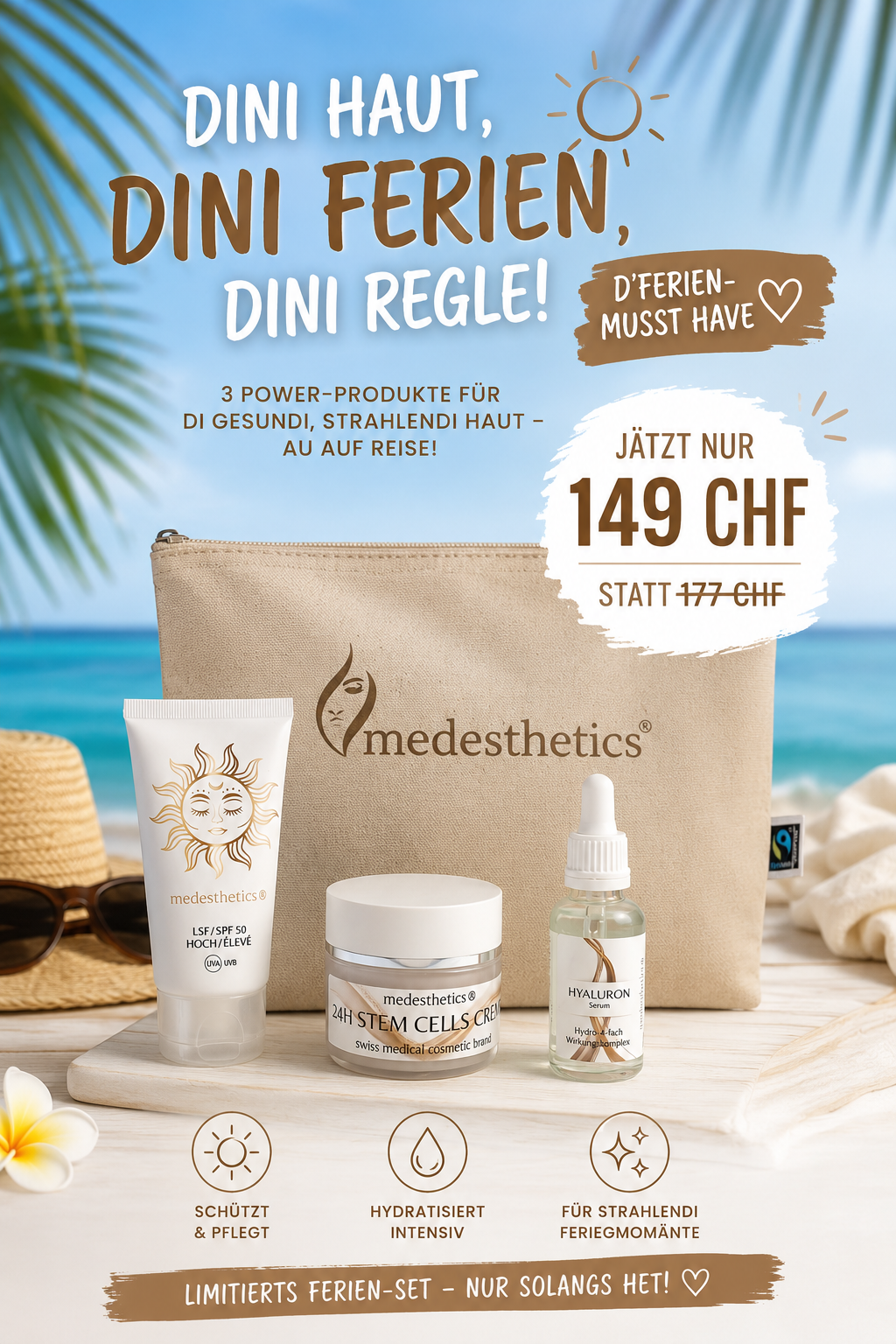 Ferien-Set – Ihr Must-have für den Sommer ☀️