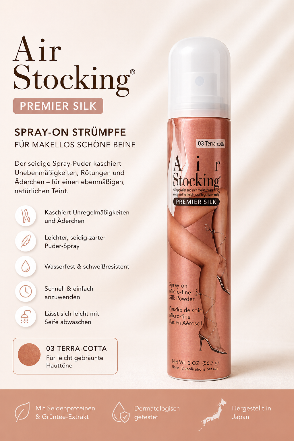 Spray-On Strümpfe