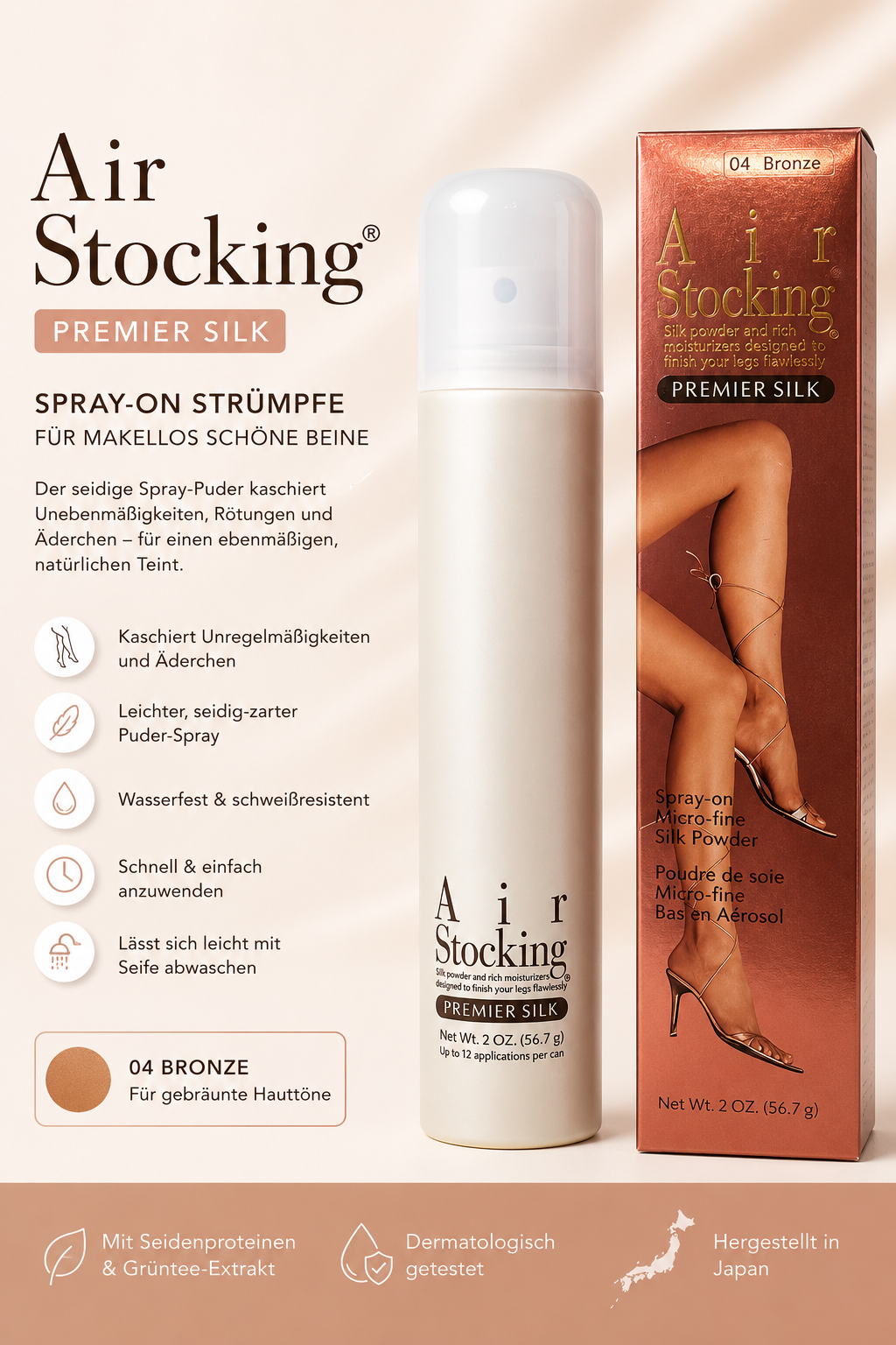 Spray-On Strümpfe
